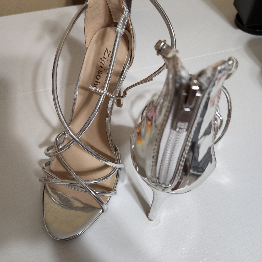 Zigi Soho silver sandals - Picture 2 of 3